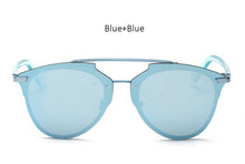 TSHING 2017 New Cat Eye Sunglasses Fashion Women Luxury Brand Designer Rimless Cateye Mirror Sun Glasses For Female UV400
