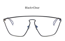 New Fashion Women Cat Eye Sunglasses Unique One Piece Lens Mirror Cateye Sun Glasses